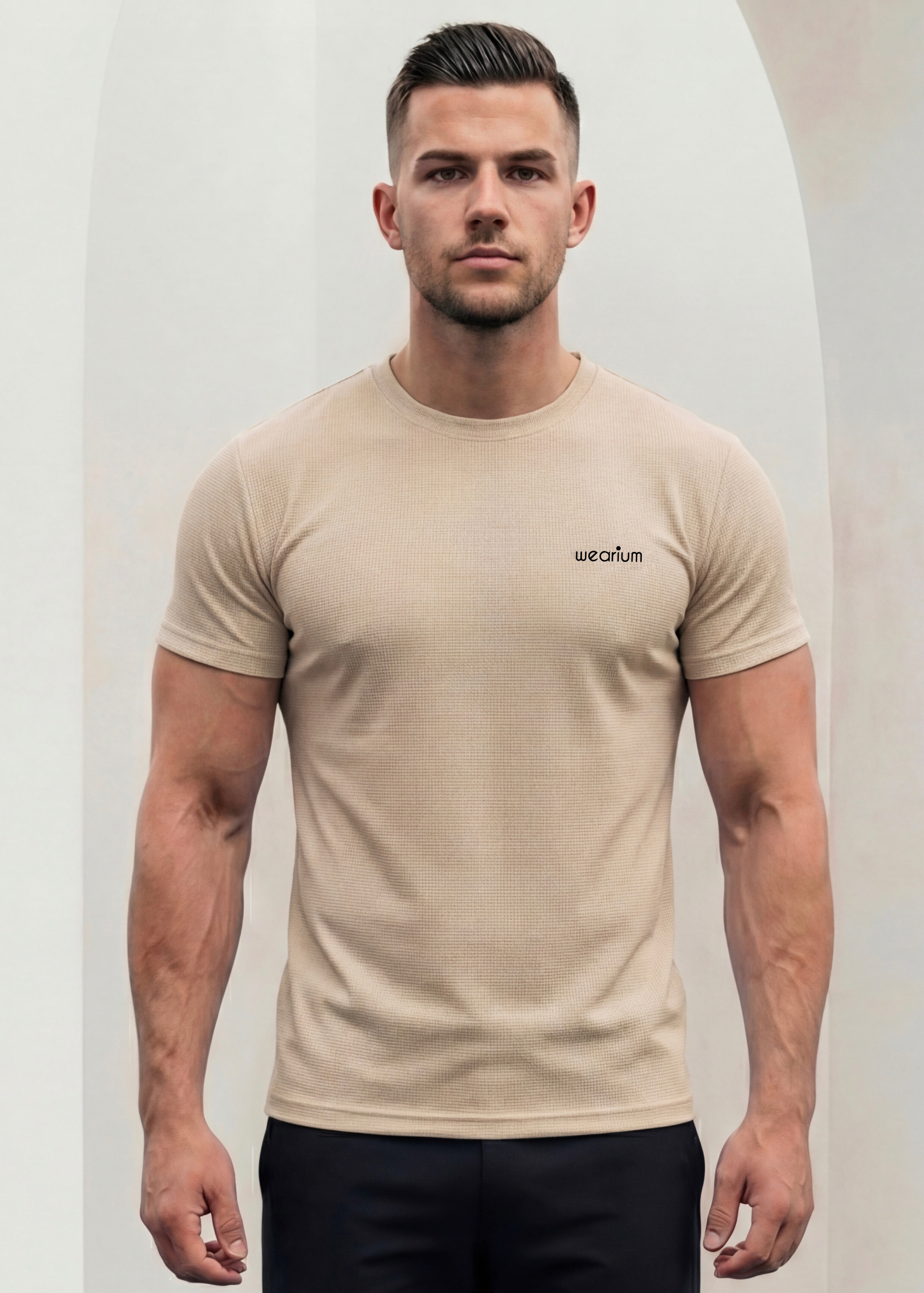 Imported Mesh Block Tee - Skin
