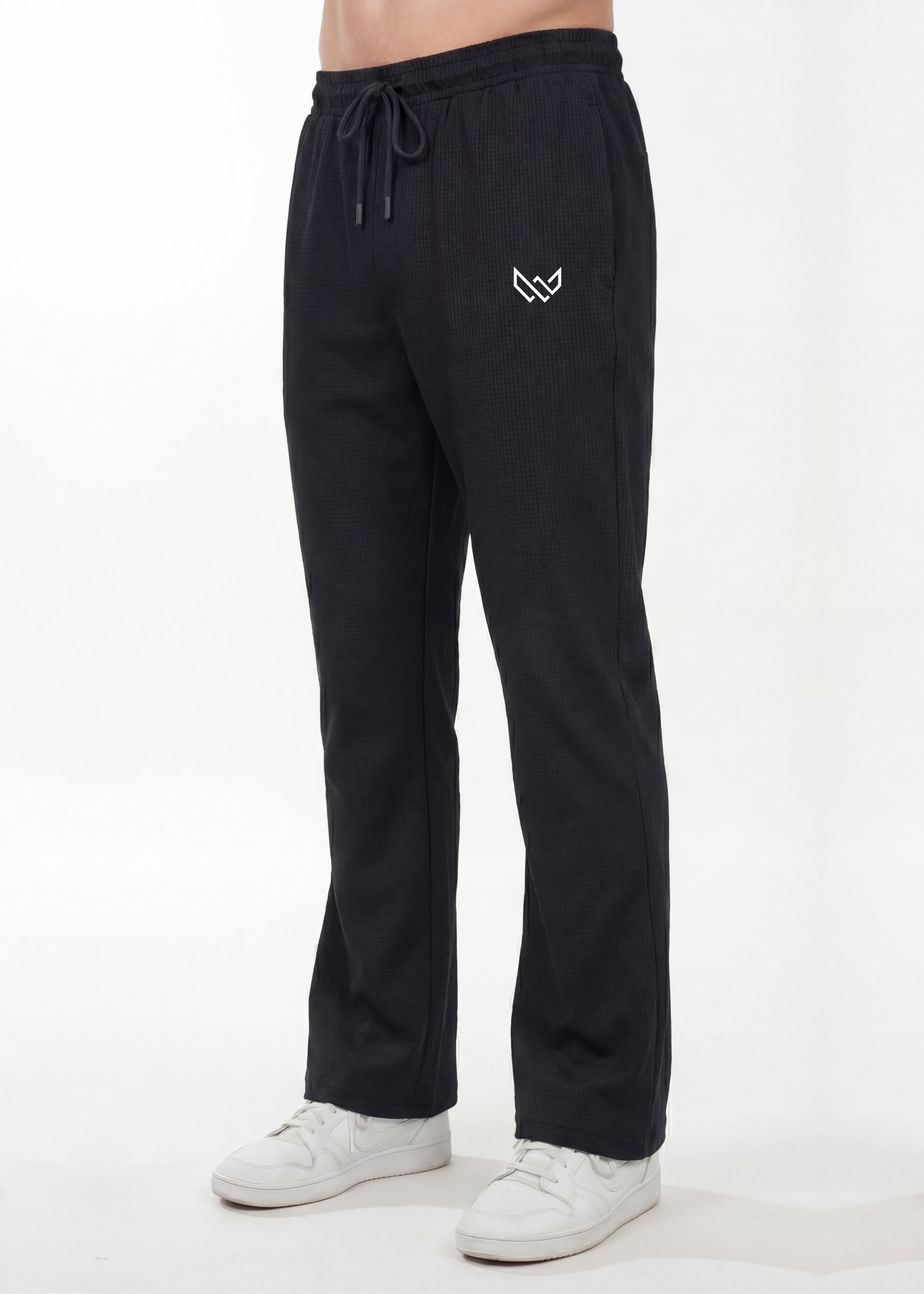 Rib-Stop Stretch Trouser - Black