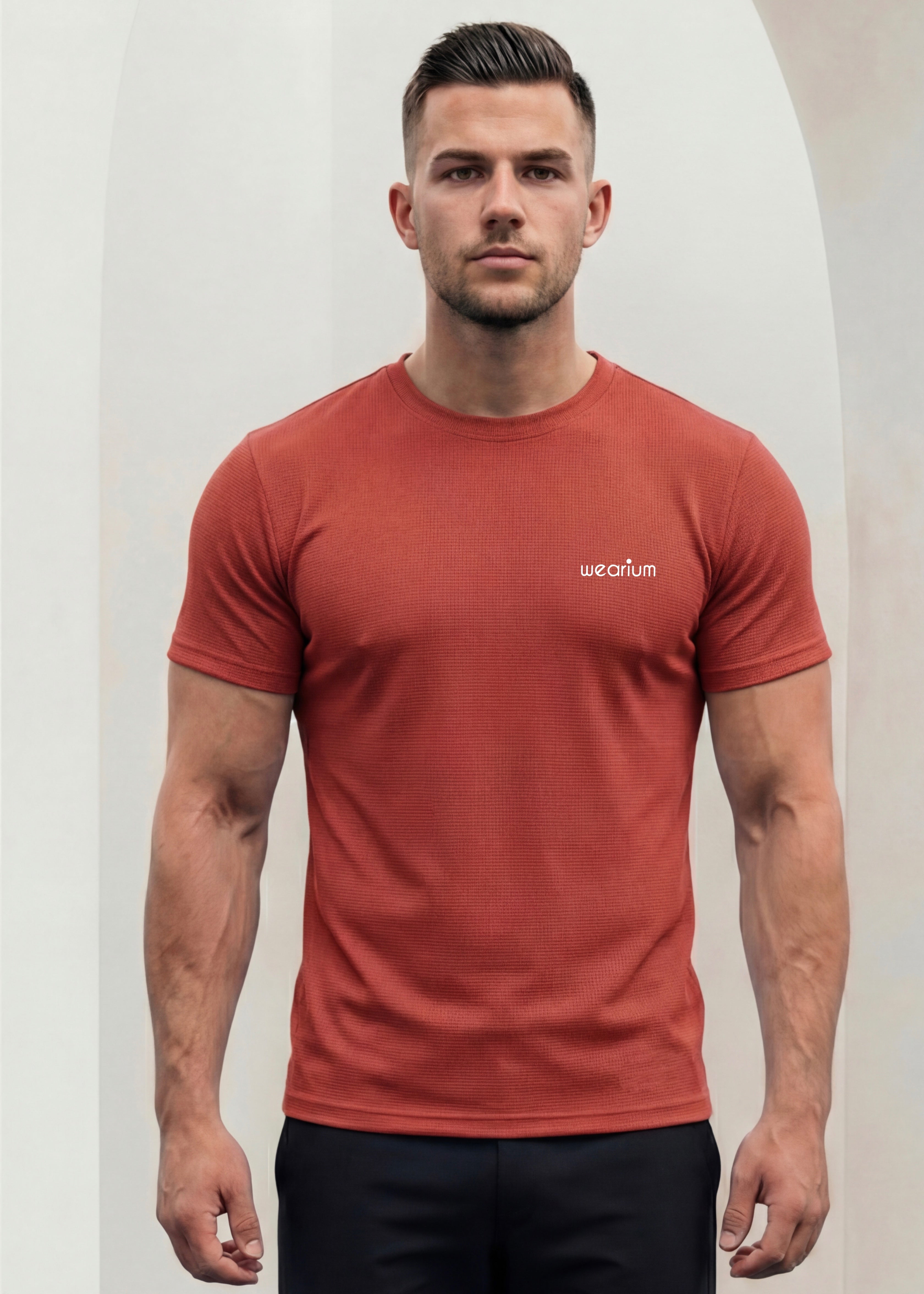 Imported Mesh Block Tee - Teal