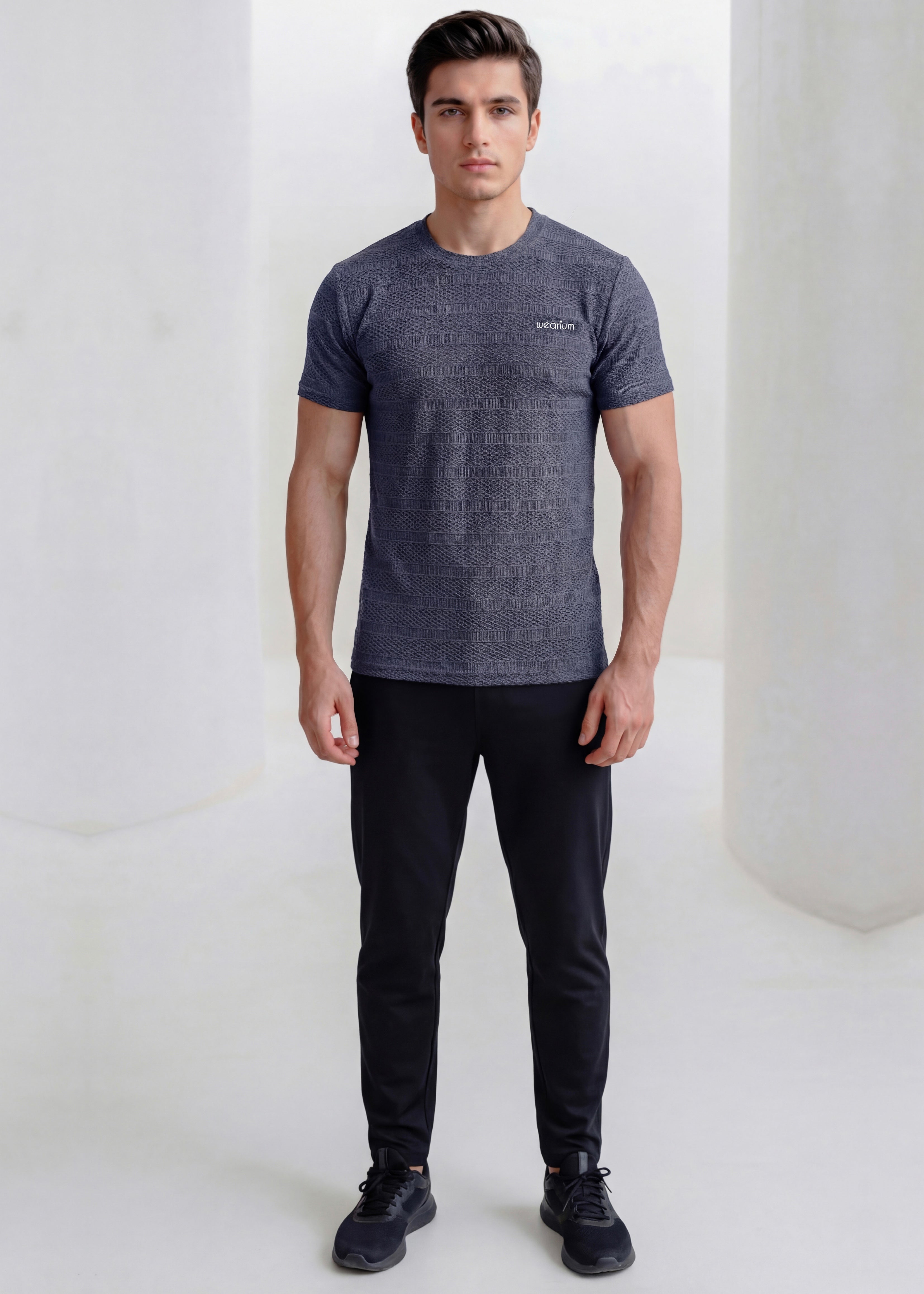 Imported Popcorn Knit - Zinc Tracksuit