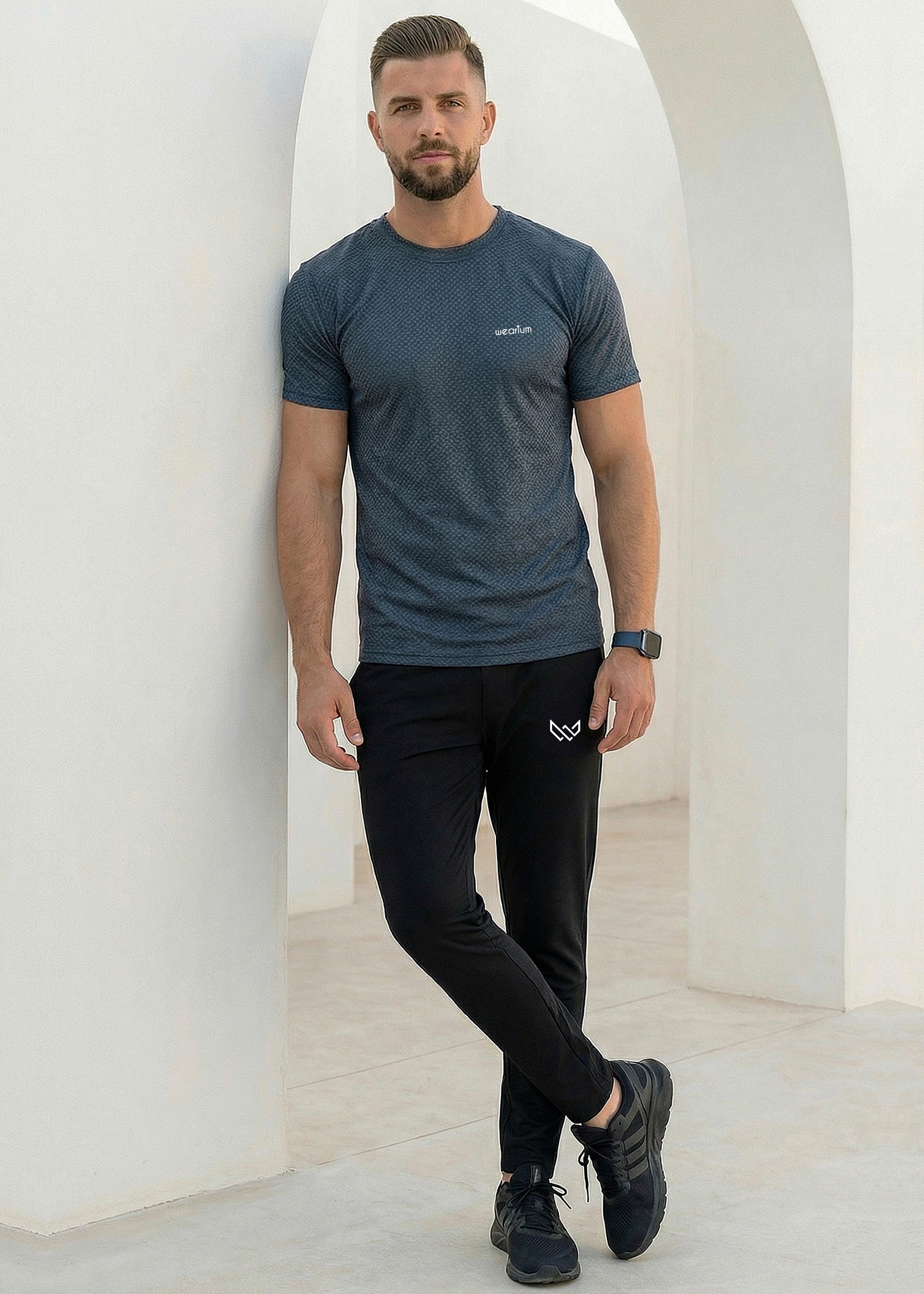 Textured AirLite Knit - Zinc Tracksuit