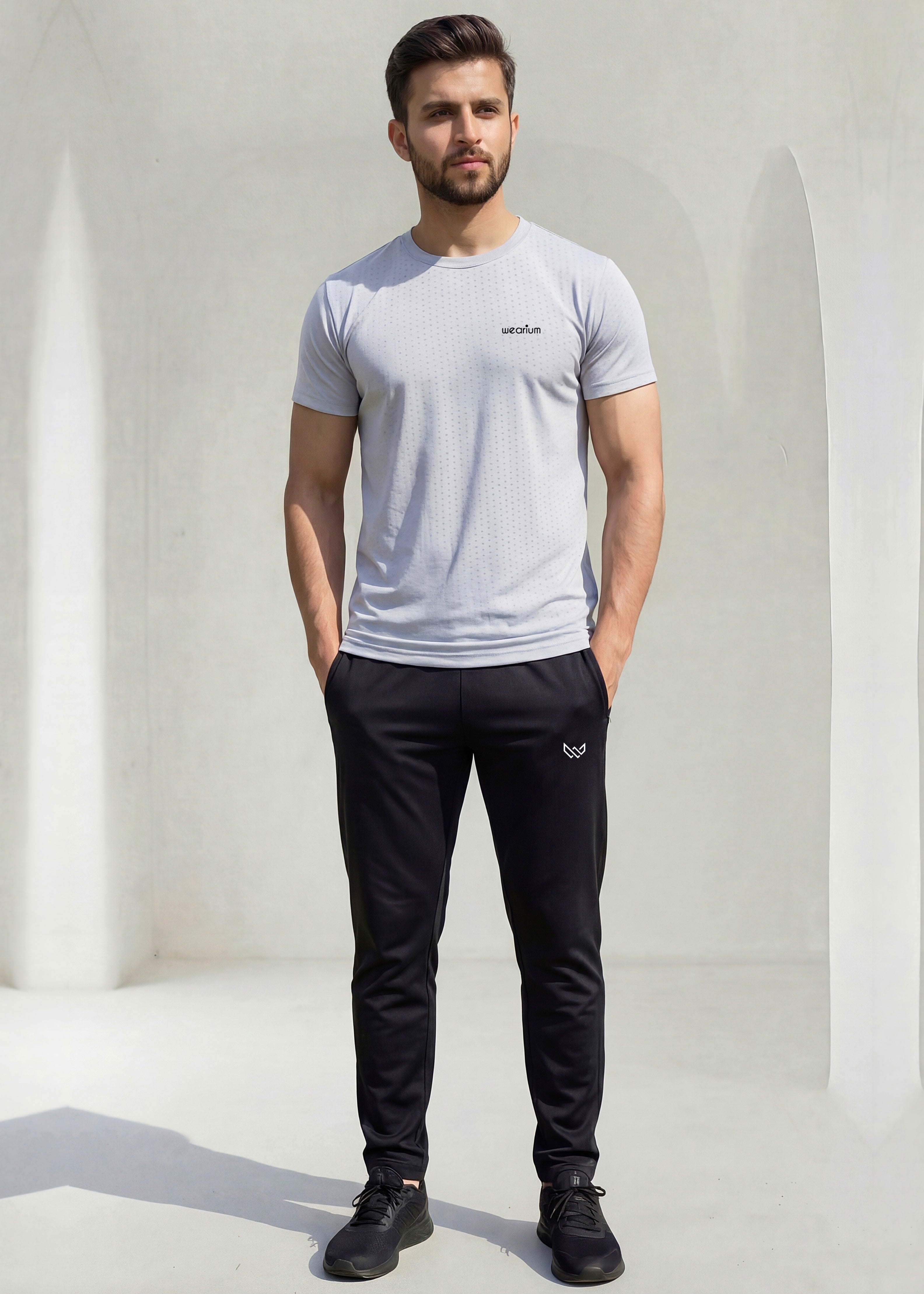 Air Mesh Knit - Lt Grey Tracksuit